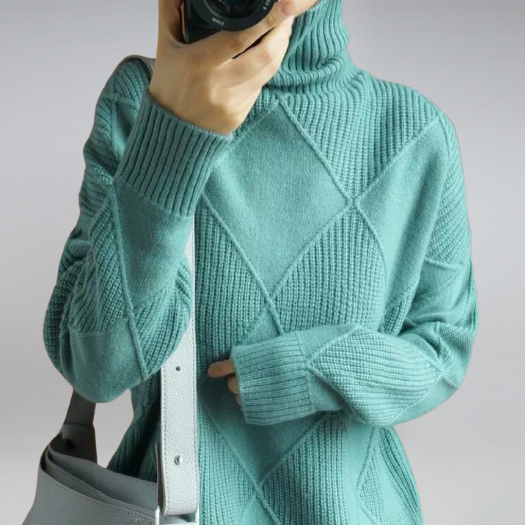 ANNIKA™ | Knitted turtleneck sweater