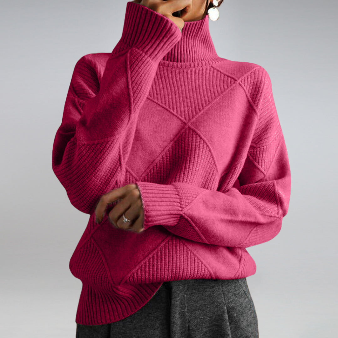 ANNIKA™ | Knitted turtleneck sweater