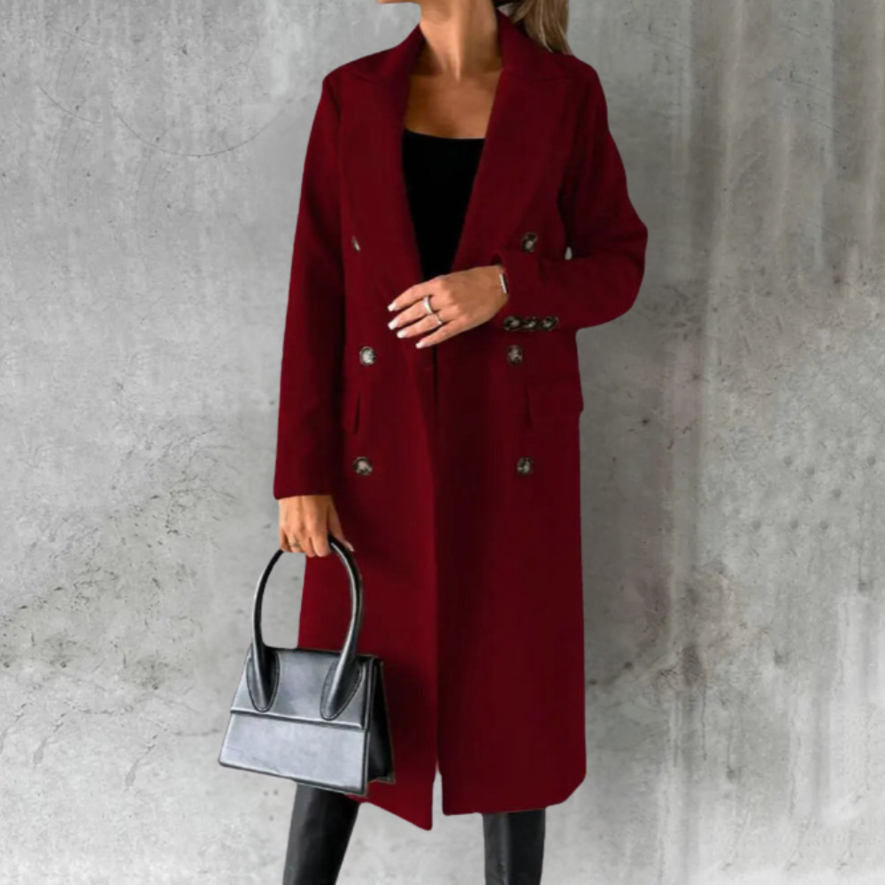 SELENE | Chic wool trench coat