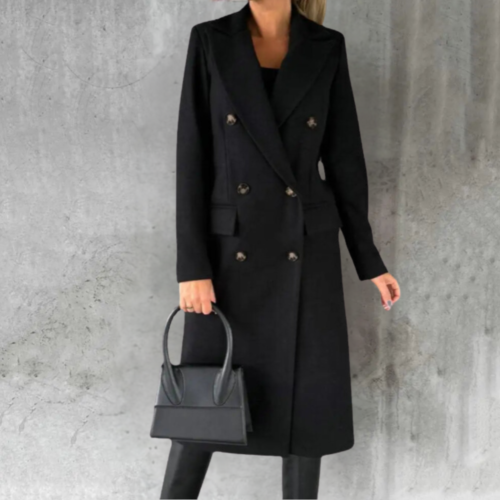 SELENE | Chic wool trench coat