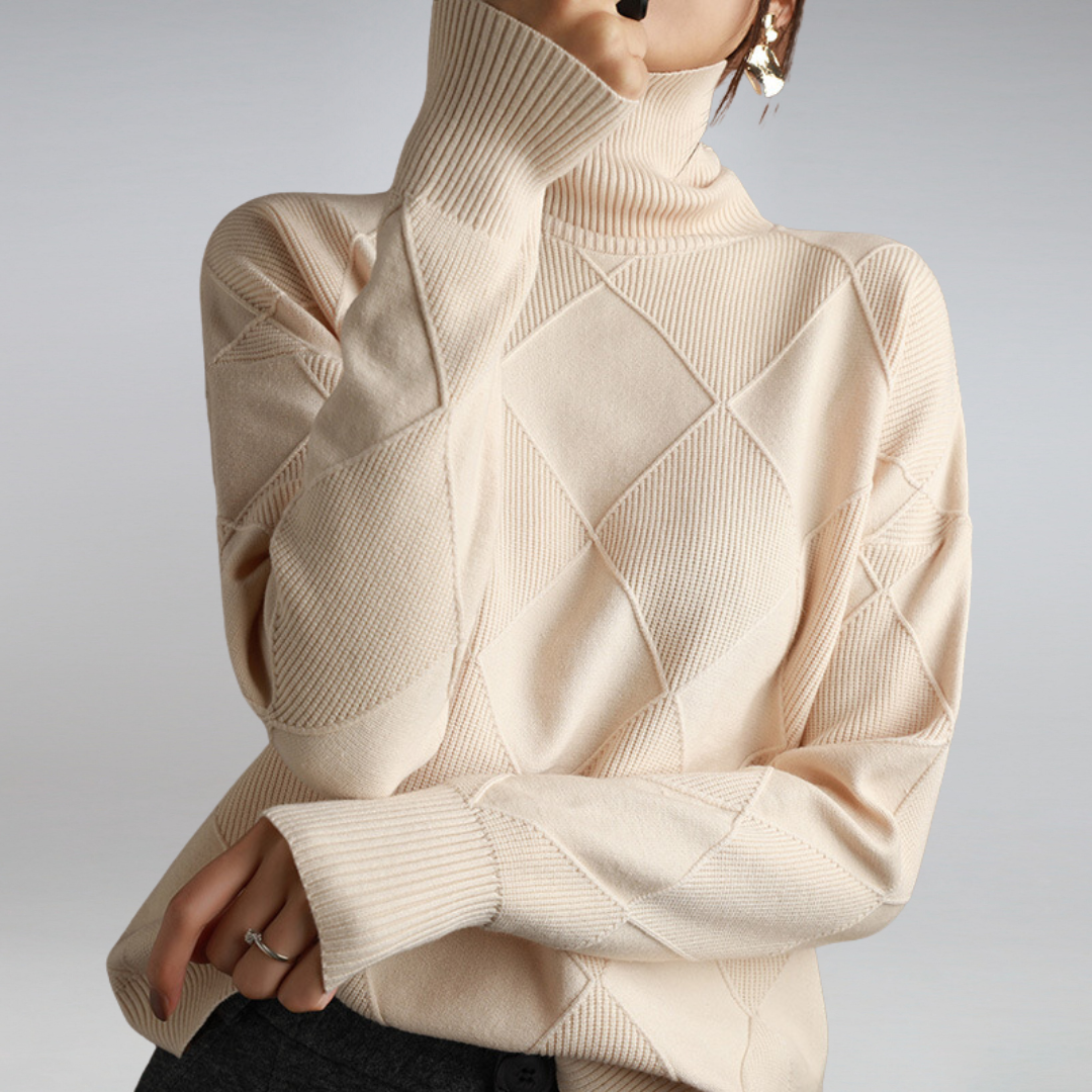 ANNIKA™ | Knitted turtleneck sweater