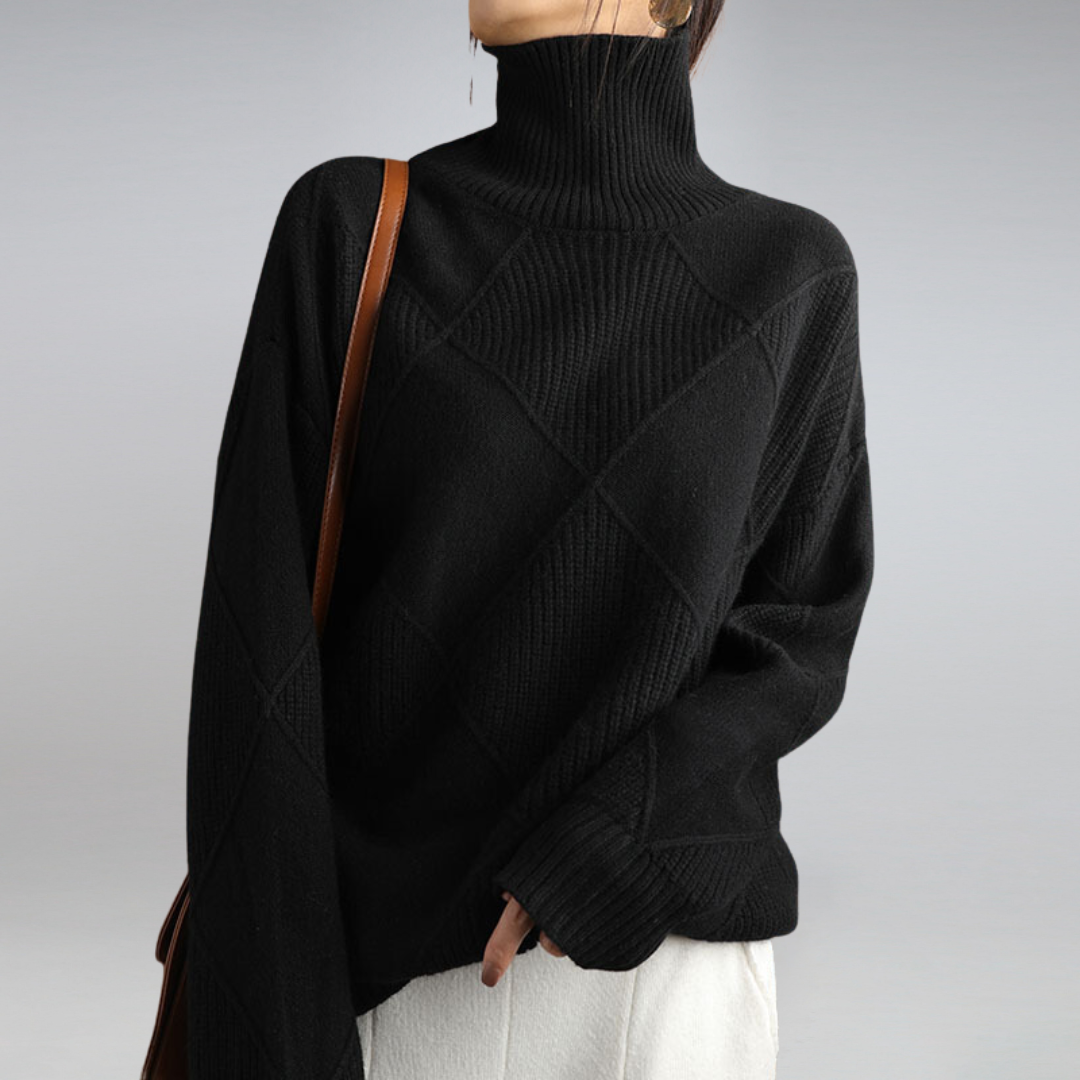 ANNIKA™ | Knitted turtleneck sweater