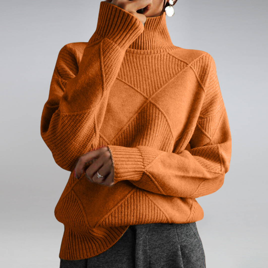 ANNIKA™ | Knitted turtleneck sweater