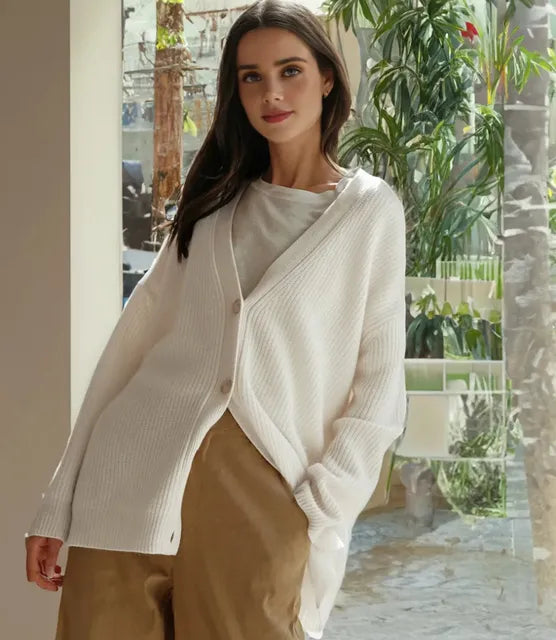 Madani | Oversized Buttoned Cardigan