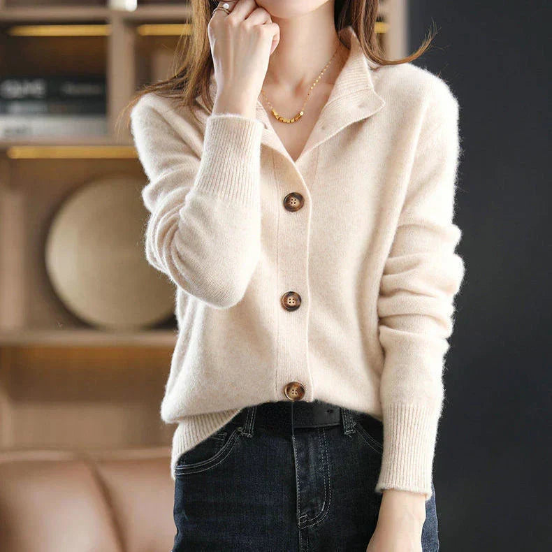 LAURE™ |  Timeless cashmere cardigan