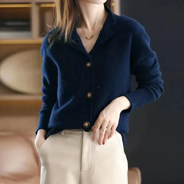 LAURE™ |  Timeless cashmere cardigan