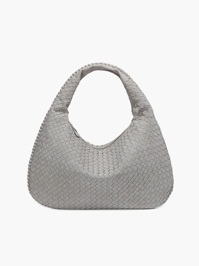 Suede Woven Bag