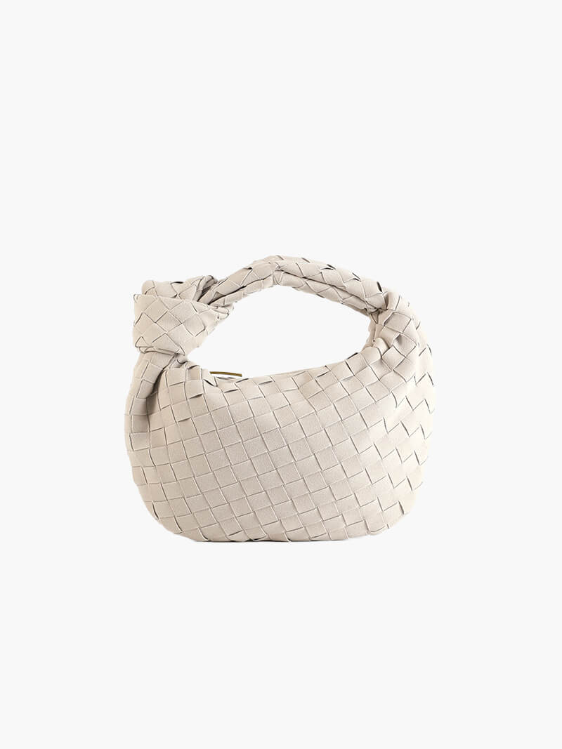 Suede Woven Mini Bag