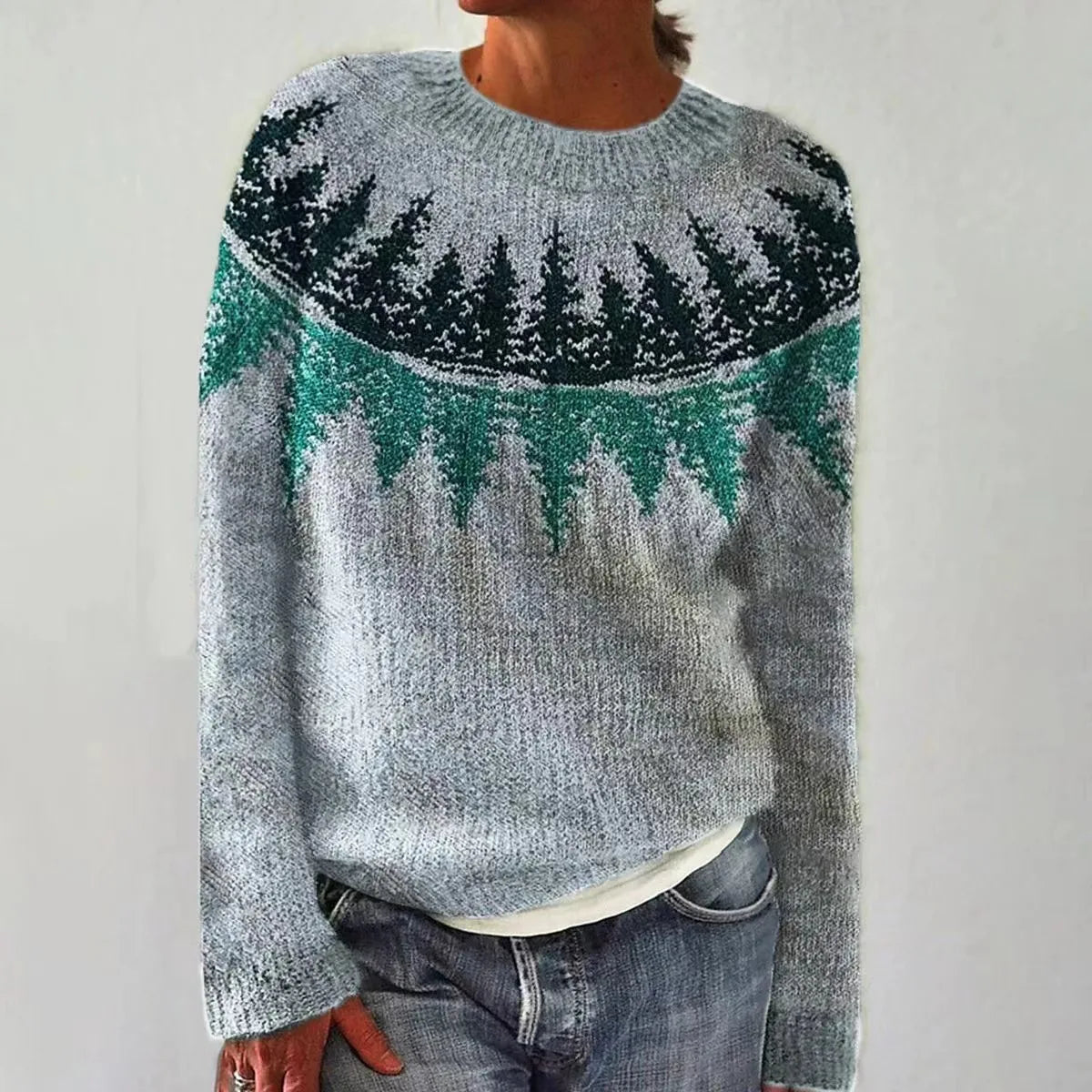 LENA™ | Retro autumn sweater